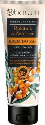 Zdjęcie produktu dla Krem Do Rąk Barwa Receptury Natury Rokitnik I Żeń-Szeń 100 Ml