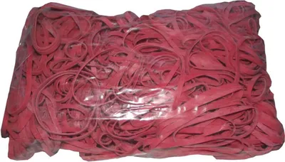 Produktbild von 1 kg Gummiringe Rot 40 mm Ø 1,2 x 5 mm breit rot