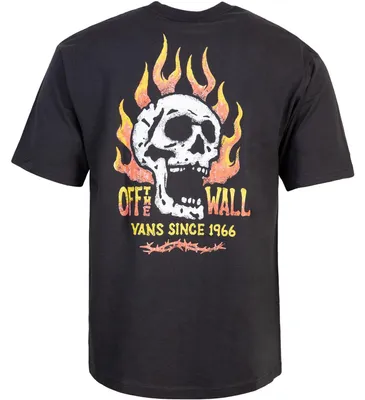 Produktbild von Vans Off The Wall Fever T-Shirt Herren (DE/NL/SE/PL, Alphanumerisch, L, Regular, Regular, Black)