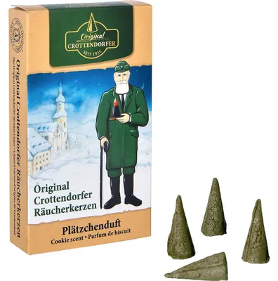 Produktbild von Crottendorfer Räucherkerzen - Plätzchenduft von Crottendorfer