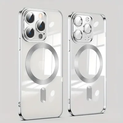 Produktbild von Apple iPhone 16 Pro MagSafe TPU mit Kameraglas Silber