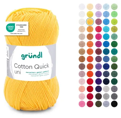 Productafbeelding van Gründl katoenen garen, Baumwolle Quick, uni kleur