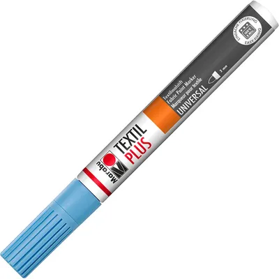 Obrázok produktu pre Textilný popisovač Marabu "Textile Painter Plus", svetlomodrý