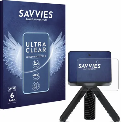 Produktbild von 6x Für Garmin Approach R10 Schutzfolie Savvies Displayschutz Display Schutz Folie Klar Transparent