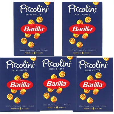 Produktbild von Nudeln Piccolini Mini ruote 500g - Barilla-5x