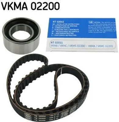 Produktbild von SKF VKMA 02200 Zahnriemensatz für FIAT Panda Schrägheck (141) 104-Zähne