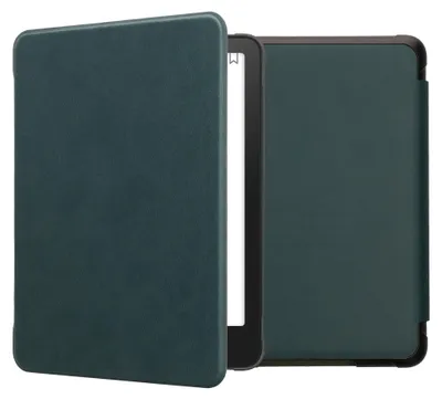Produktbild von kwmobile Hülle kompatibel mit Amazon Kindle Paperwhite (2024)/Colorsoft - Kunstleder eReader Schutzhülle Cover Case - Petrol