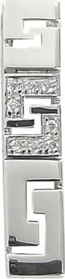 Produktbild von Anhänger - Gold 585 14K Diamant 0,06ct - weißgold