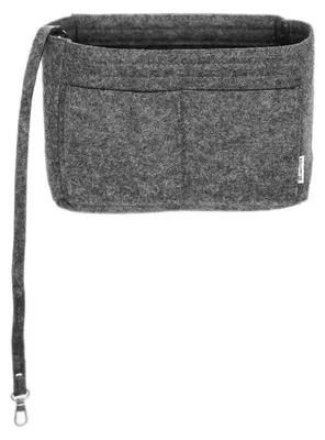 Produktbild von Taschen Organizer Einsatz aus Filz für Handtaschen mit Fächern Grau XS