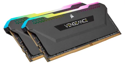 Image de DDR4 32GB PC 3200 CL16 CORSAIR KIT (2x16GB) VENGEANCE RGB au détail