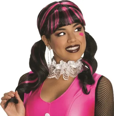Produktbild von Monster High Damen Zopf-Perücke (Draculaura)