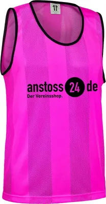 Produktbild von ELF Sports Leibchen mit Druck "anstoss24.de" XL Pink