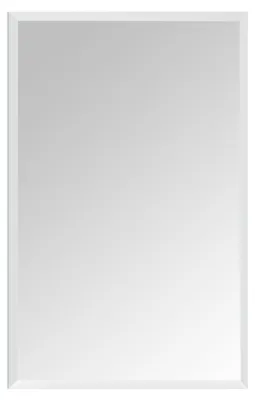 Randloser Spiegel 40 x 60 cm, rechteckig, Facettenschliff, Glas