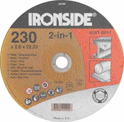 Produktbild von Trennscheibe 230 x 2,0 x 22 mm für Stahl + Inox