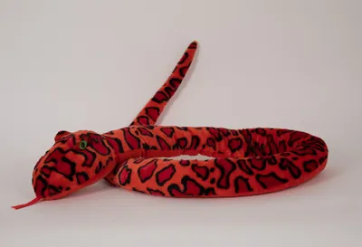 Produktbild von Plüschtier Schlange 250 cm, rot, Kuscheltiere Stofftiere Schlangen Reptilien Kriechtiere