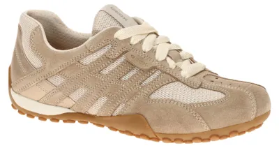 Zdjęcie produktu dla Buty damskie Geox SNAKE ORIGINAL – półbuty – trampki w kolorze beżowym NOWOŚĆ