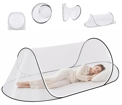 Productafbeelding van Klamboe 200 x 80 x 56 cm, opvouwbaar, voor reizen, muggennet