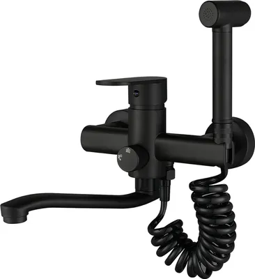Produktbild von Küchenarmatur Wandmontage - Wandhahn Küche - Wandhahn mit Oberauslauf - Wandhahn mit Unterauslauf - Wandhahn Küche - 20 CM