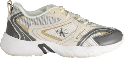 Produktbild von Moderner Herren-Sportschuh Beige mit Kontrastdetails und Schnürung