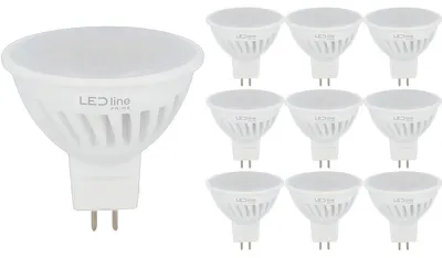 Produktbild von LED Line GU5.3 LED-Spot 5W 600lm 2700K warmweiß 12V 10 Stück