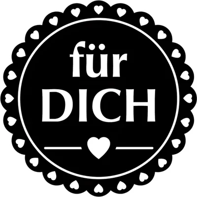 Produktbild von HEYDA 211803006 Stempel für Dich Holz matt lackiert