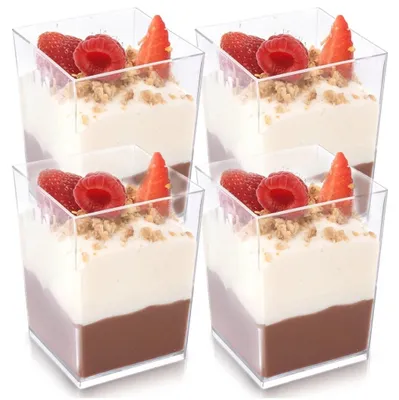 Immagine prodotto di Set di coppette da dessert, 160 ml, riutilizzabili, 4 pezzi