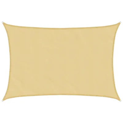 Produktbild von vidaXL Sonnensegel Sandfarbe 3x2 m 100% Polyester Oxford
