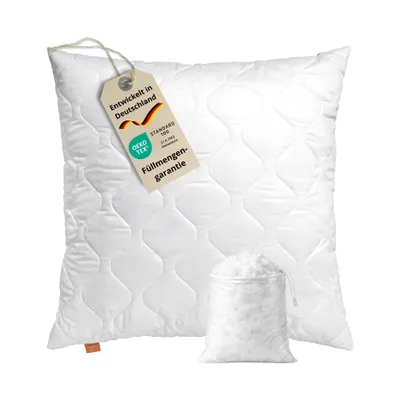 Produktbild von Kopfkissen 80 x 80 cm, Schlafkissen, 100% Mikrofaser, für Allergiker geeignet, sleepling Komfort 100