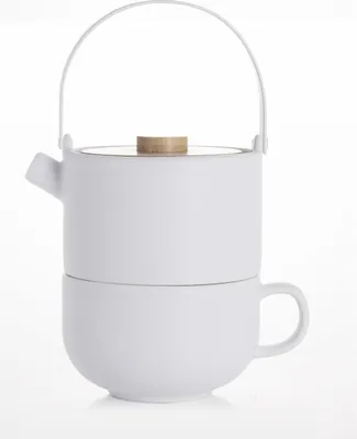 Produktbild von BREDEMEIJER Teekanne Tea for one Umea 0,5l weiß