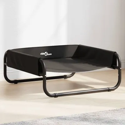 Produktbild von Design Hundebett Erhöht Anthrazit Oxford-Gewebe und Stahl, Hundebetten 2024 Neu