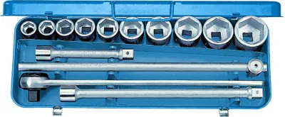 Produktbild von GEDORE 32 EMZ Steckschlüssel-Satz 3/4" 14-teilig 6-kant 22-50 mm, 6280180