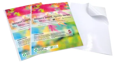 2x 100 Blatt A4 Premium glänzend selbstklebend Fotopapier