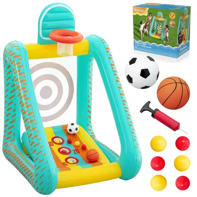 Produktbild von Bestway® 3-in-1 Wurfspiel Volltreffer 127 x 109 x 178 cm
