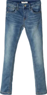 Produktbild von name it - NKMTHEO XSLIM SWE JEANS 3113-TH NOOS - Light Blue Denim - 128