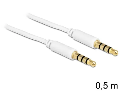 Produktbild von Audiokabel Klinke 3,5mm 4Pin > 3,5mm Stecker 4Pin