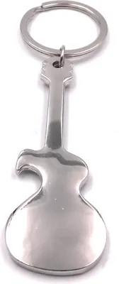 Produktbild von Onwomania Schlüsselanhänger Gitarre Instrument Metall Anhänger Charm