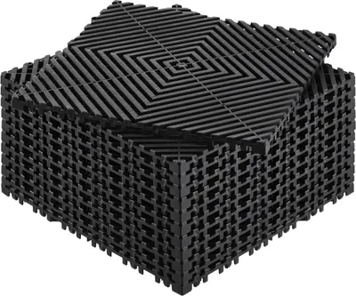 Obrázek produktu pro Odvodňovací rohož Modulární zámková podložka 12” x 12” Odvodňovací podlahová dlaždice