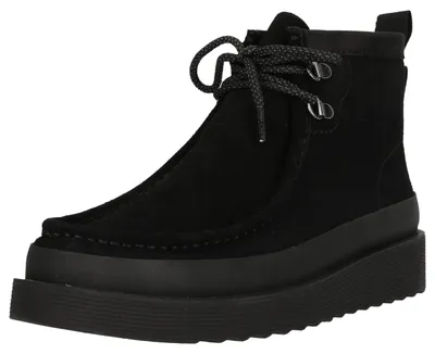 Produktbild von CLARKS Schnürstiefelette Wallabee FTR2 High mit Contour-Cushion-Fußbett 1219 Black Sde 44,5