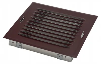Produktbild von Mimet Ventilationsgitter mit Rahmen, Braun, Metall, Insektenschutz