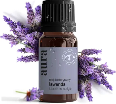 Obrázok produktu pre Eterický olej z levandule, prírodný, 100 % čistý, AURA, 10 ml, levanduľa