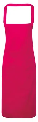 Image de Premier - Tablier à bavette, Coton LT3023 (taille unique) (rose vif)