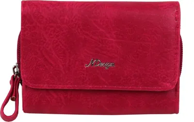 Produktbild von Geldbörse Damen Portemonnaie Portmonee Geldtasche Organizer Vegan Pink