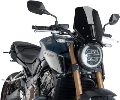 Immagine prodotto di Cupolino PUIG naked sport nero omologato ABE per Honda
