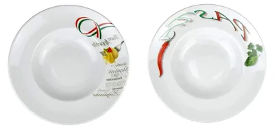 Produktbild von Pastateller mit Nachbildung Ø 30 cm, Porzellan (2 Stück)