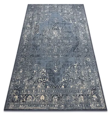 Imagen del producto de Alfombra de lana NAIN Rosetón vintage 7599/50911 oscuro / beige azul 240x340 cm