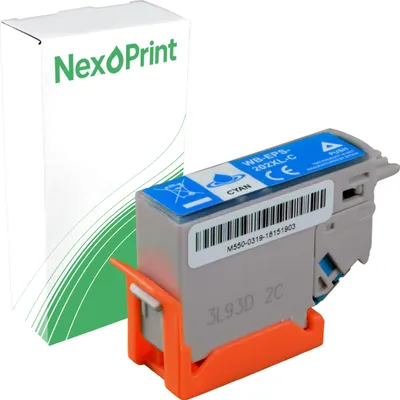 Produktbild von Druckerpatrone kompatibel zu Epson C13T02H240 202XL cyan Expression Premium XP-6105 Epson XP-6100 Epson XP-6005 Epson XP-6000