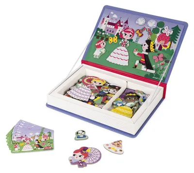 Image de Janod Magnetibook Puzzle Aimants Jouets Puzzle pour enfants Magnetic Puzzle Princesse