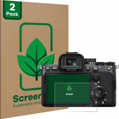 Produktbild von 2x ScreenLeaf Schutzfolie für Sony Alpha 7 IV nachhaltiger Displayschutz Display Schutz Folie Klar Transparent