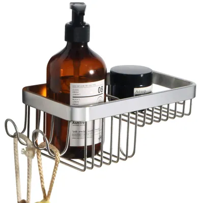 Image de Solidchoice - Paniers de rangement pour douche avec crochet, pour salle de bain