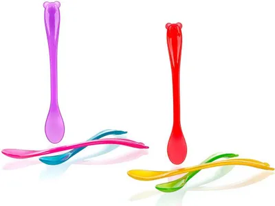 Productafbeelding van Lepeltje voor kinderen, 4KIDS, 17 cm, PH-kleurenmix (3 stuks)